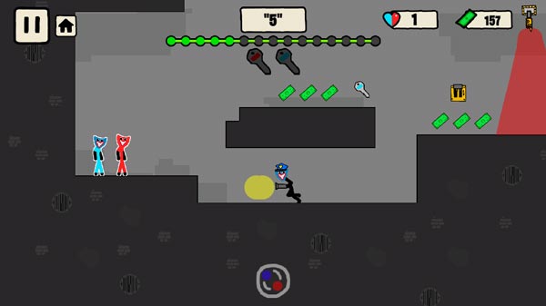 Điều khiển 2 nhân vật Huggy Wuggy