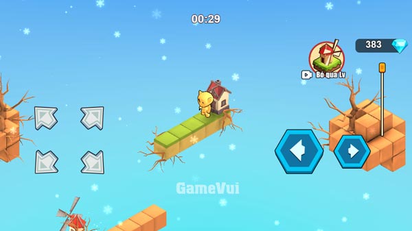 Màn hình chơi game chính sẽ như vậy