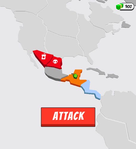 Chọn bản đồ, lãnh thổ để tham gia chiến đấu