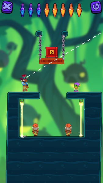 Tận dụng sức nổ từ những thùng bom TNT