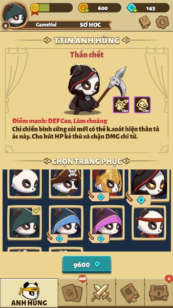 Có rất nhiều nhân vật trong Shop cửa hàng