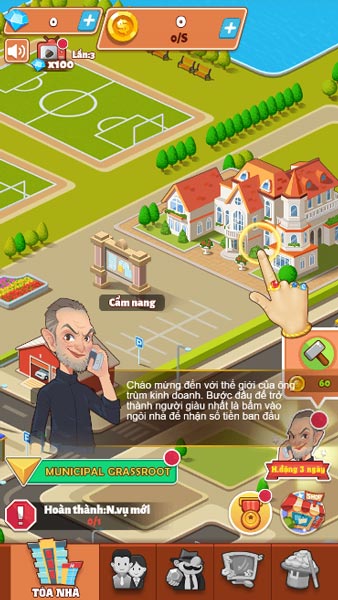 Chơi game Ông trùm kinh doanh - GameVui