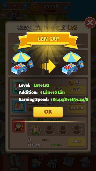 Nâng cấp các hạng mục