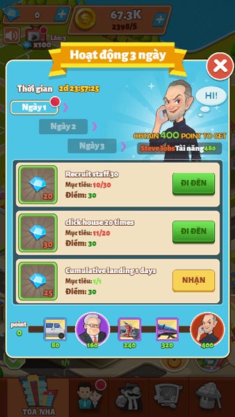 Nhận rất nhiều quà dành cho tân thủ