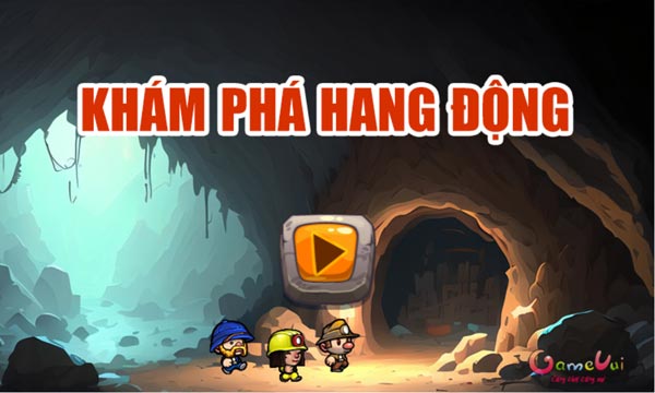 Chơi game Khám phá hang động - GameVui