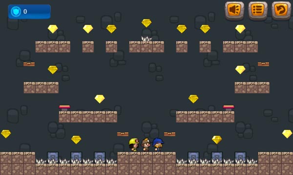 Điều khiển 3 người thợ mỏ thám hiểm và khám phá hang động