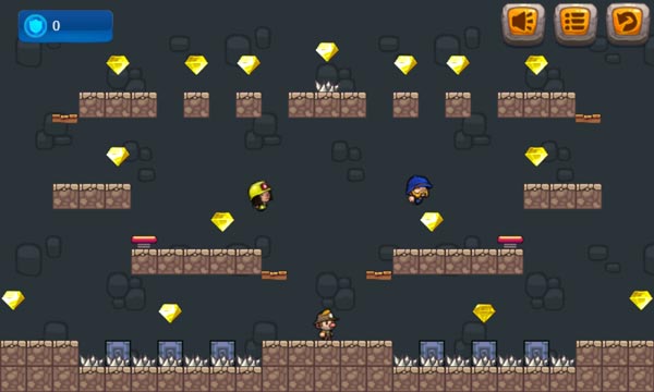 Di chuyển khéo léo và thu thập hết tất cả khối vàng