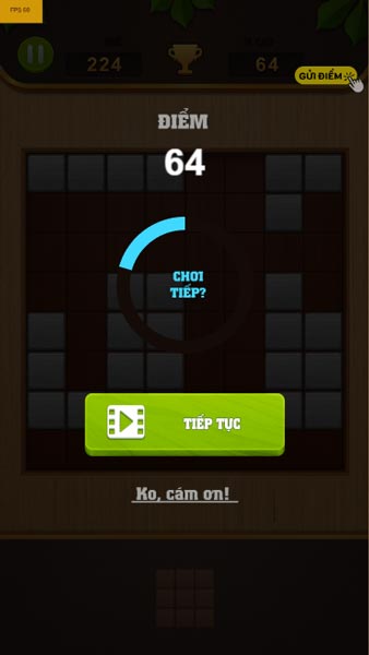 Cố gắng đạt số điểm cao nhất có thể