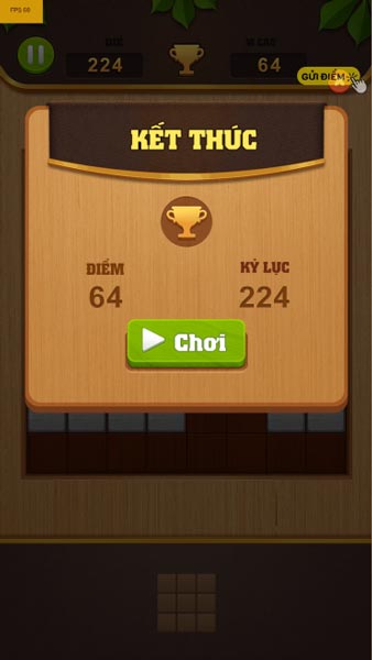 Màn hình kết thúc trò chơi