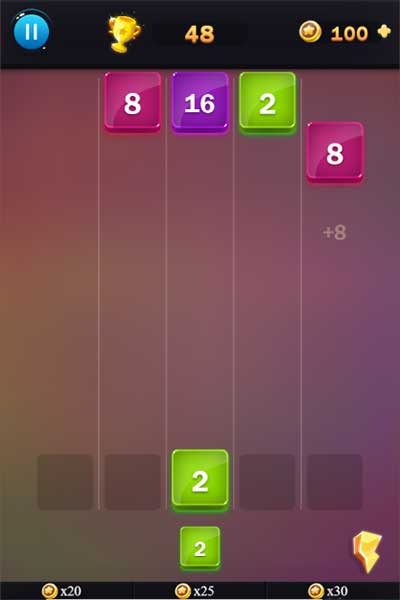 Bắn các số giống nhau lại với nhau