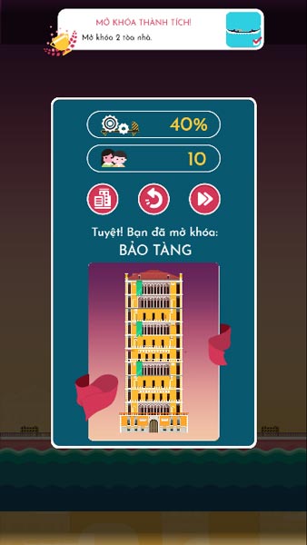 Hoàn thành từng level cấp độ