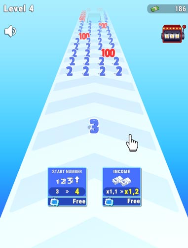 Chơi game Hợp nhất số 3D - GameVui