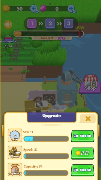 Nâng cấp thông số của xe cắt cỏ