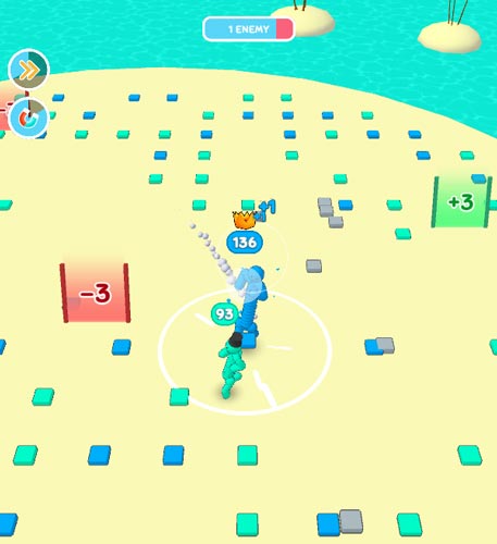 Khi đã có đủ sức mạnh hãy truy tìm và hạ gục đối thủ