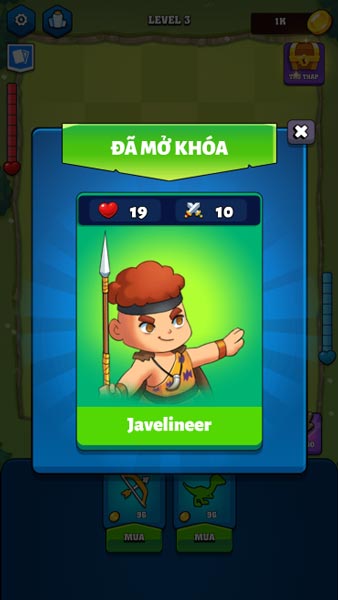 Đừng quên việc mở khóa các đơn vị lính chiến binh mới