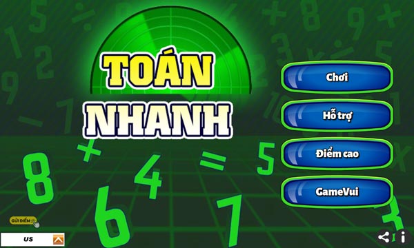 Chơi game Toán nhanh - GameVui