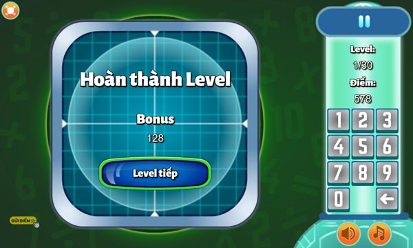 Hoàn thành thật nhiều level thử thách để đạt số điểm cao kỷ lục