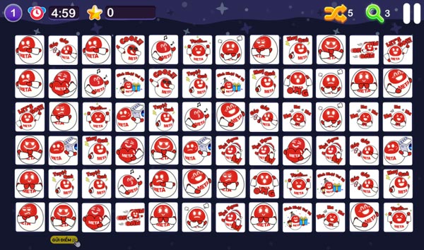 Nhanh chóng tìm đúng những cặp hình Super Egg - Meta để kết nối