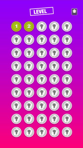 Có tất cả 45 level để người chơi thử sức