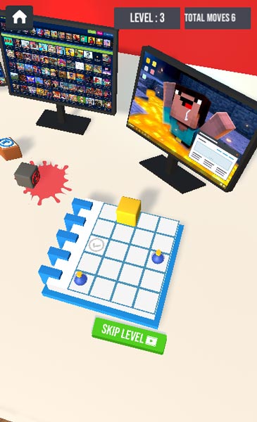 Di chuyển con dấu vào đúng vị trí vết mực