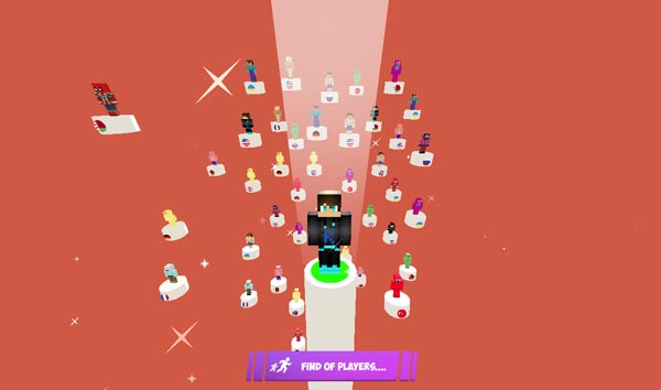 Chờ đợi kết nối với những người chơi, đối thủ khác