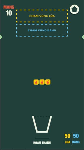 Hãy rót bóng xuống cốc