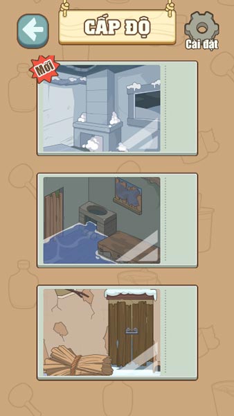 Có tổng cộng 5 level cấp độ để người chơi thử sức