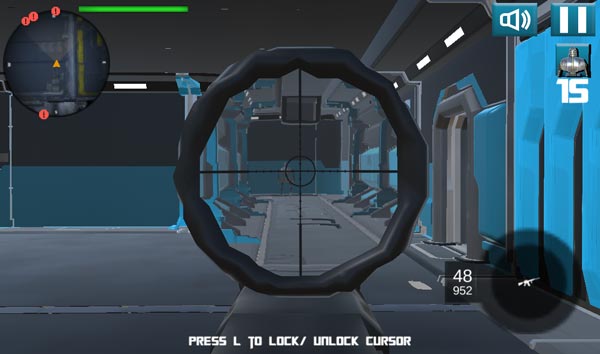 Tìm và tiêu diệt, phá hủy những con Robot người máy theo yêu cầu nhiệm vụ