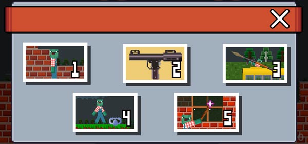 Có tất cả 5 thử thách để người chơi chinh phục