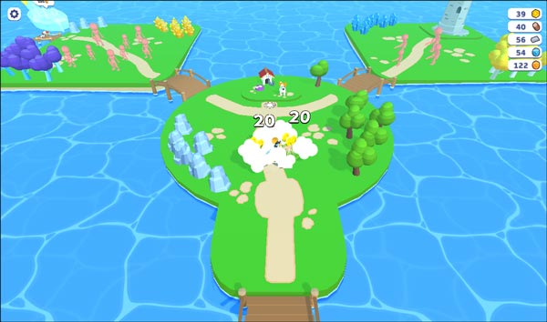 Chiến đấu chinh phục và mở rộng thêm nhiều vùng đảo khác