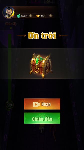 Nhận Buff sức mạnh khi bước vào mỗi trận chiến