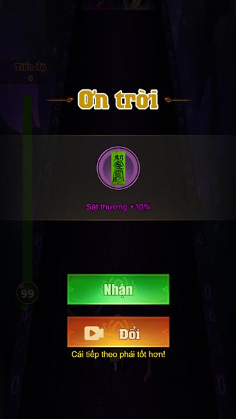 Ưu tiên nhận những Buff màu tím, cam