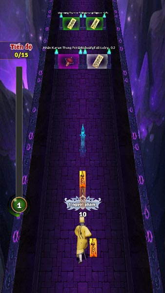 Điều khiển đạo sĩ phiêu lưu và thực hiện sứ mệnh