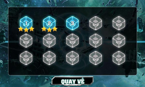 Có tất cả 15 level cấp độ để các bạn trải nghiệm