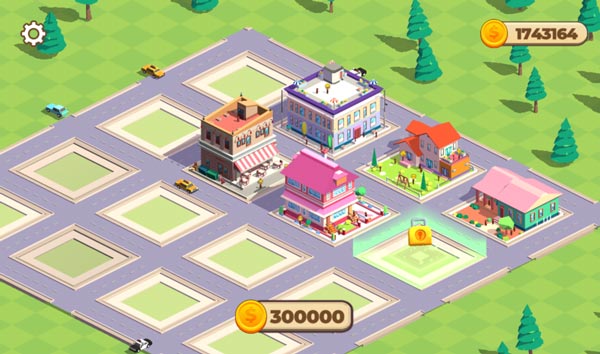 Chọn ô đất hoặc công trình xây dựng để mua hoặc nâng cấp