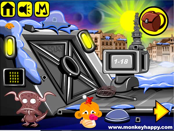 Hãy thu thập vật phẩm trên màn hình