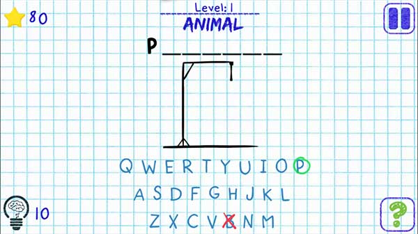 Đoán đúng chữ nào thì sẽ được khoanh tròn