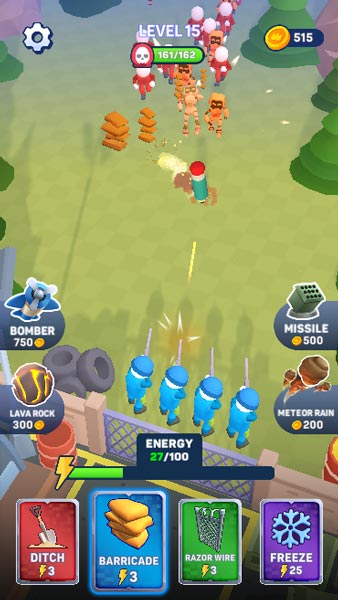 Chiến đấu chống lại các đợt tấn công của lũ Zombie