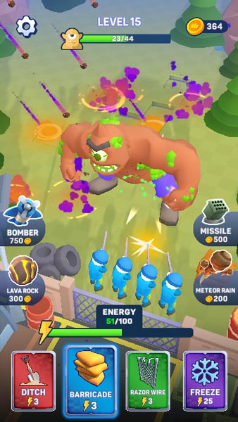 Sử dụng quân tiếp viện hỗ trợ để hoàn thành thử thách