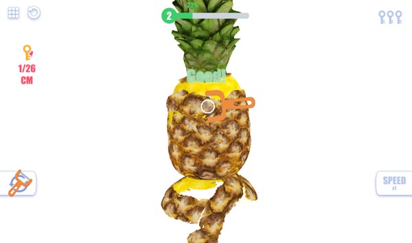 Gọt quả dứa thì sao nhỉ?