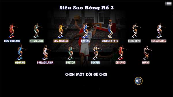 Chọn đội để chơi