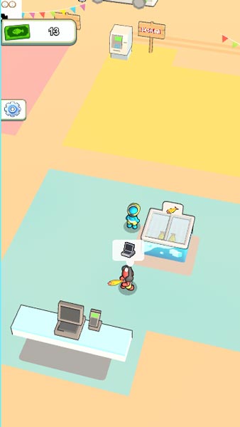 Đưa cá vào tủ đông để bán cho khách hàng