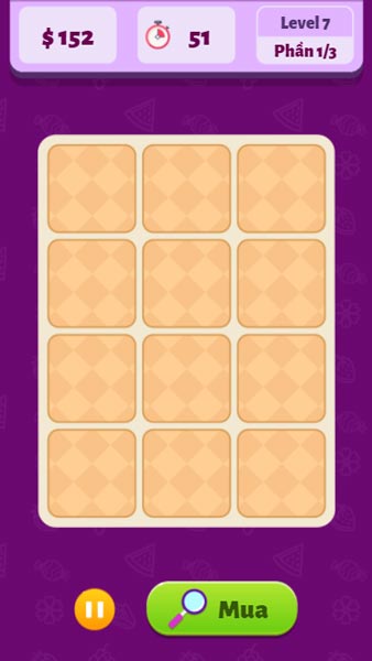 Rồi úp ngược lại để người chơi bắt đầu