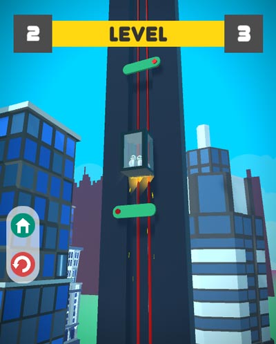 Hãm phanh thang máy lại trước khi chạm vào vật cản