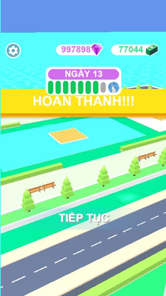 Hoàn thành hạng mục công việc