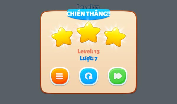 Hoàn thành level cấp độ