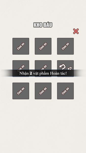 Hoàn thành thử thách và nhân vật phẩm