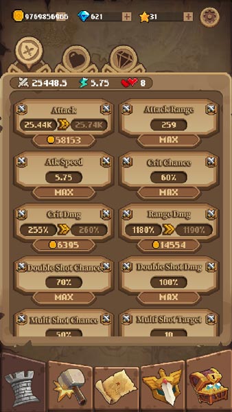 Nâng cấp sức mạnh cho tháp Storm