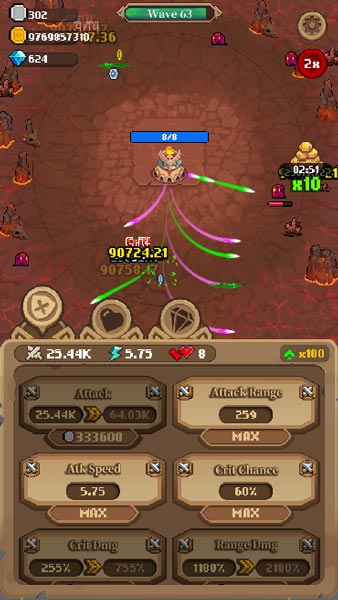 Chống lại các đợt tấn công của quái vật bóng tối