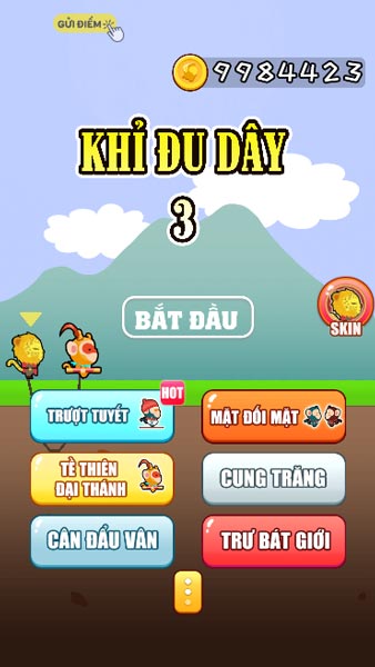 Chơi game Khỉ đu dây 3 - GameVui